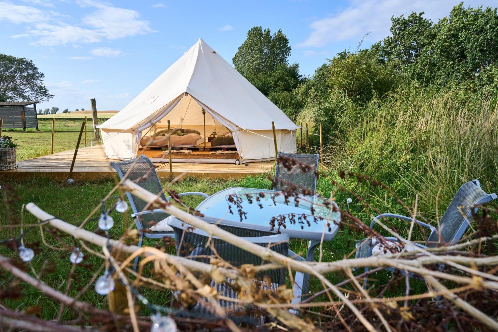ホテル Hesselgaard Glamping Dalby エクステリア 写真